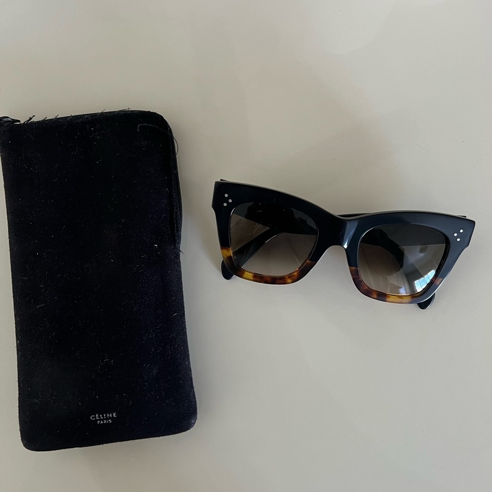 Celine Tortoise Shell Sunglasses